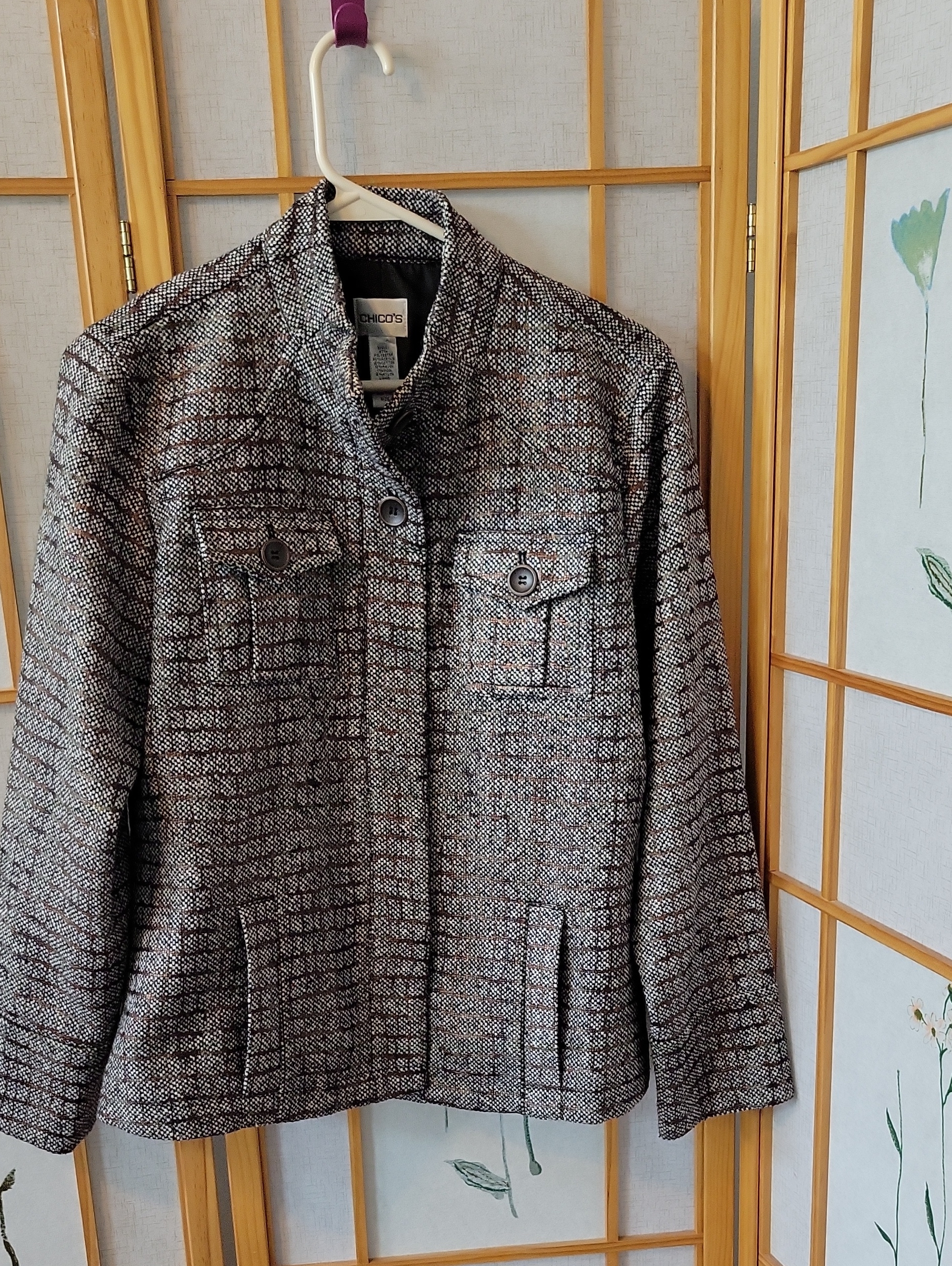 * Chico's Tweed Jacket *